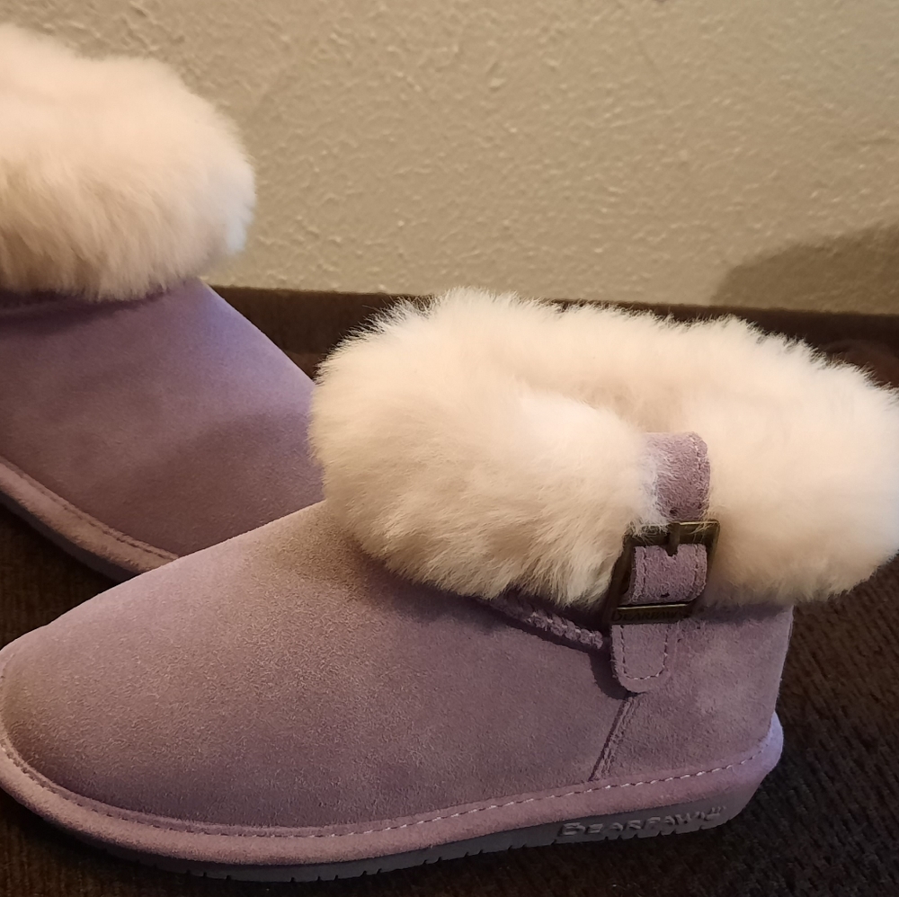 🇺🇲BearPaw Youth Abby Ankle Boot Sheepskin